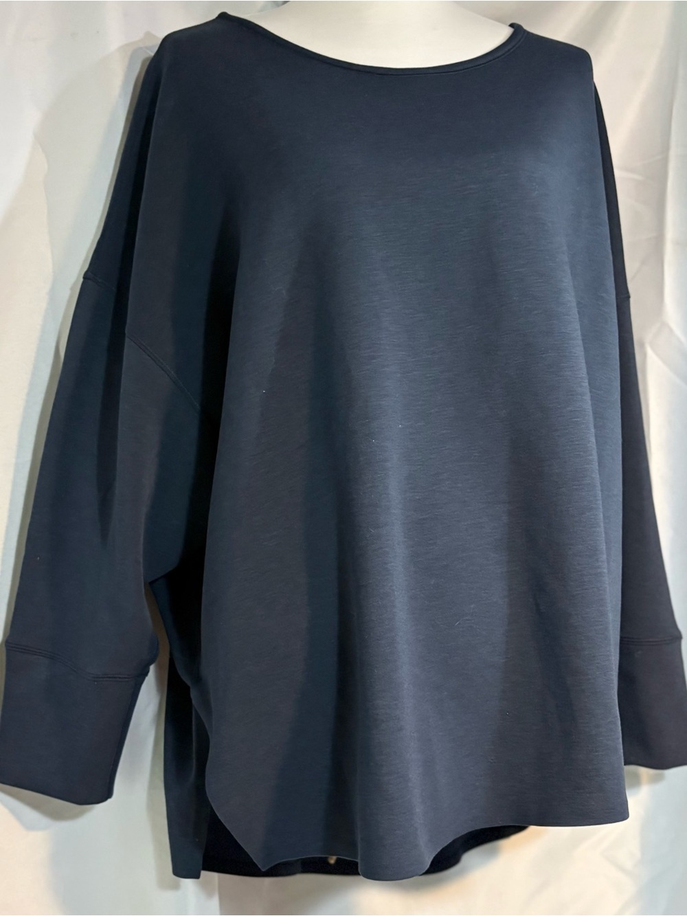 RHONE Navy Blue Oversized Crewneck Top - Picture 3 of 12